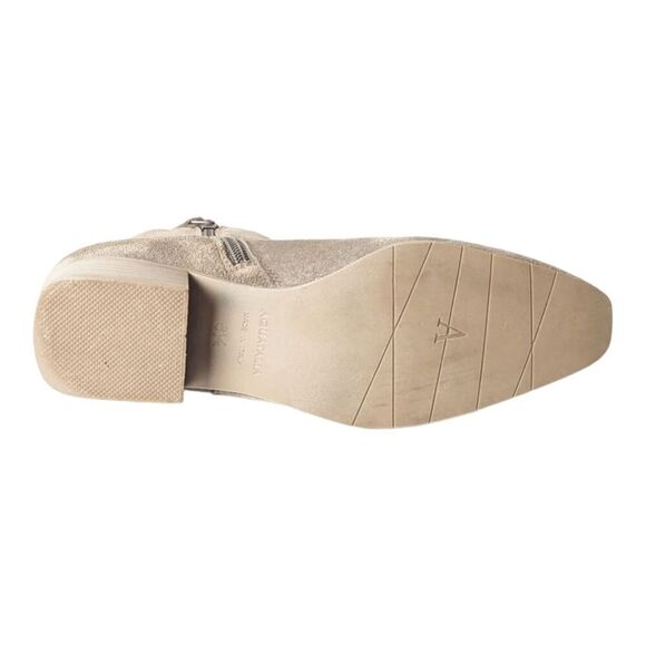 AQUATALIA Fuoco Brown Suede Ankle Boot Size 6.5M - Picture 9 of 11